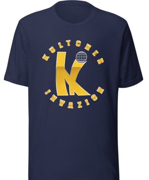 KULTCHER INVAZION Short sleeve Gold T-shirt