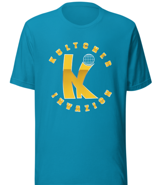 KULTCHER INVAZION Short sleeve Gold T-shirt